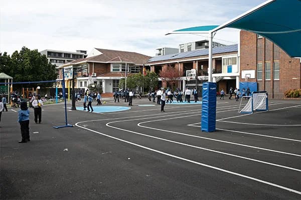 Campus buildings and grounds at St Joseph's Catholic Primary School in Belmore