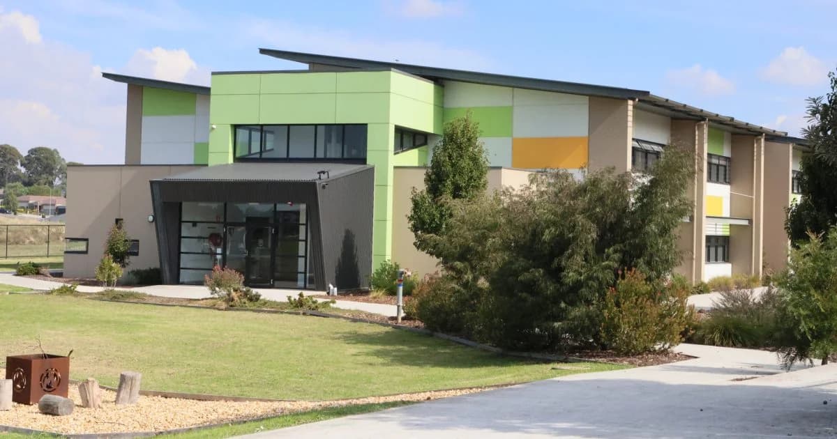 Campus buildings and grounds at Mernda Hills Christian College in Mernda