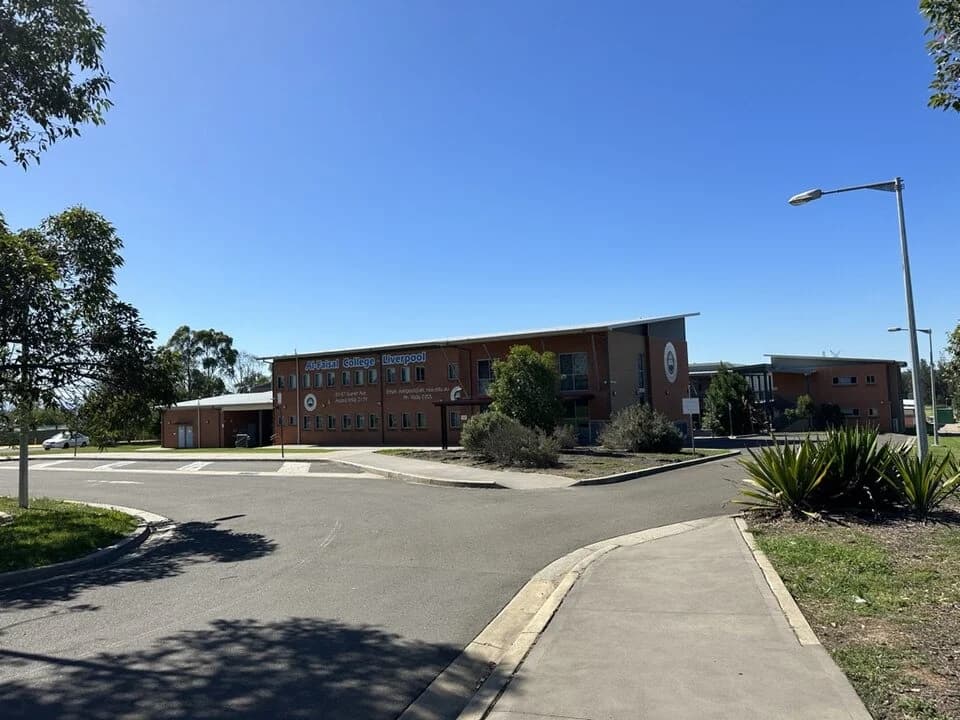 Al-Faisal College’s Liverpool campus buildings in Austral
