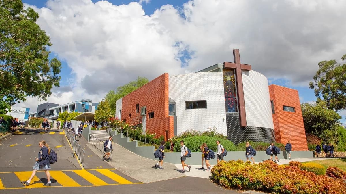 Campus buildings and grounds at Mount Lilydale Mercy College in Lilydale