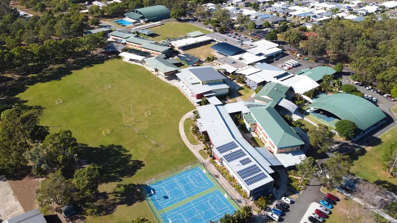 Campus buildings and grounds at Northpine Christian College in Dakabin