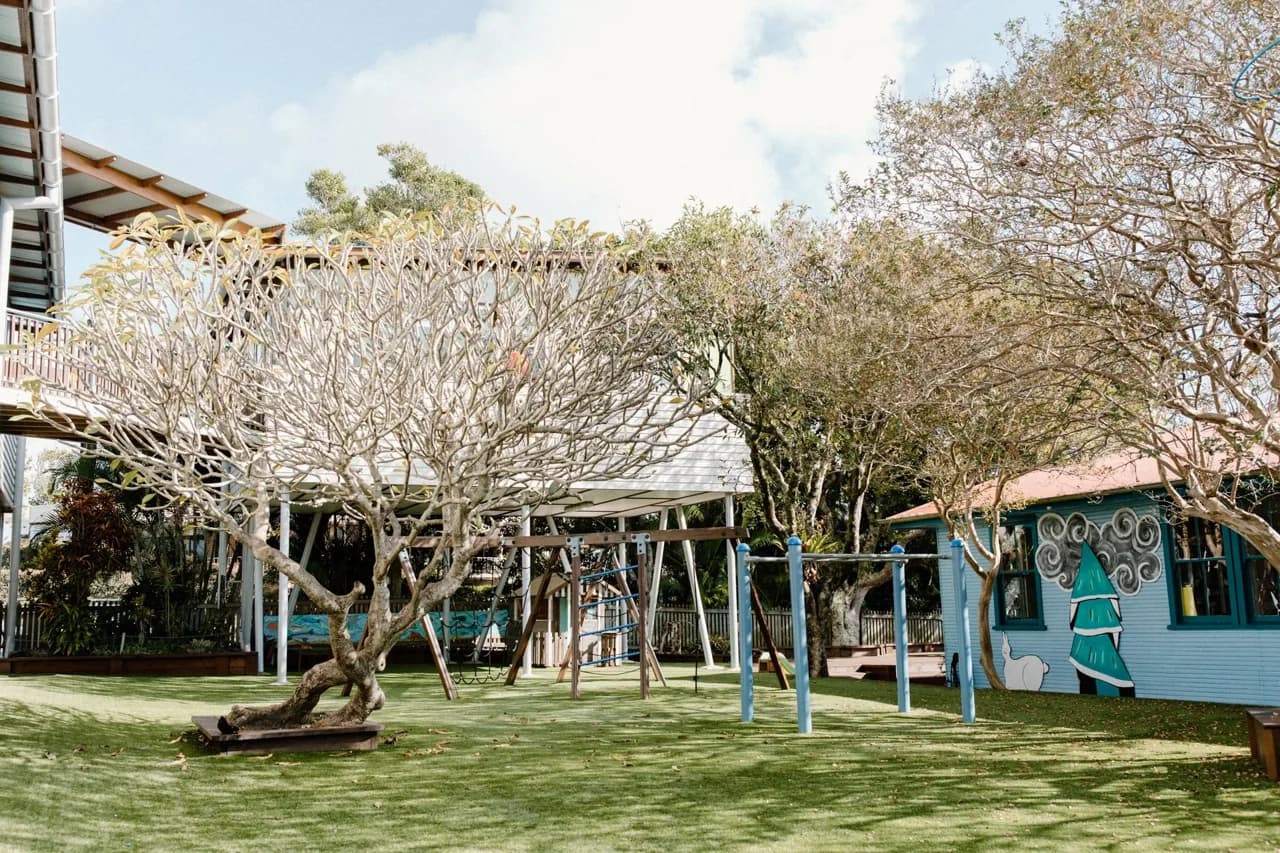 Campus buildings and grounds at Byron Community Primary School in Byron Bay