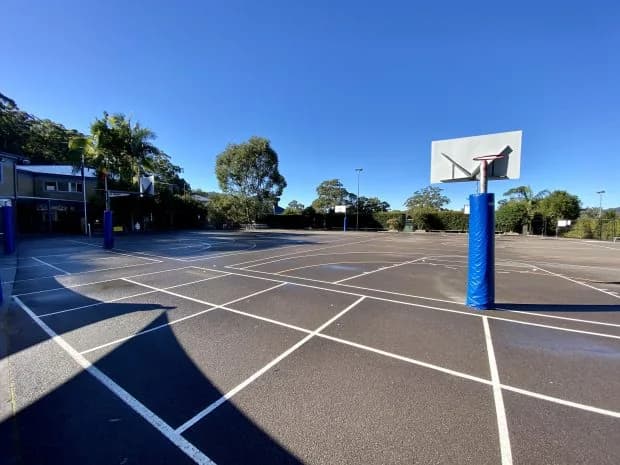 Campus buildings and grounds at Holy Cross Catholic Primary School in Kincumber