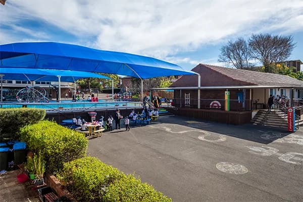 Campus buildings and grounds at St Therese's Catholic Primary School in Lakemba
