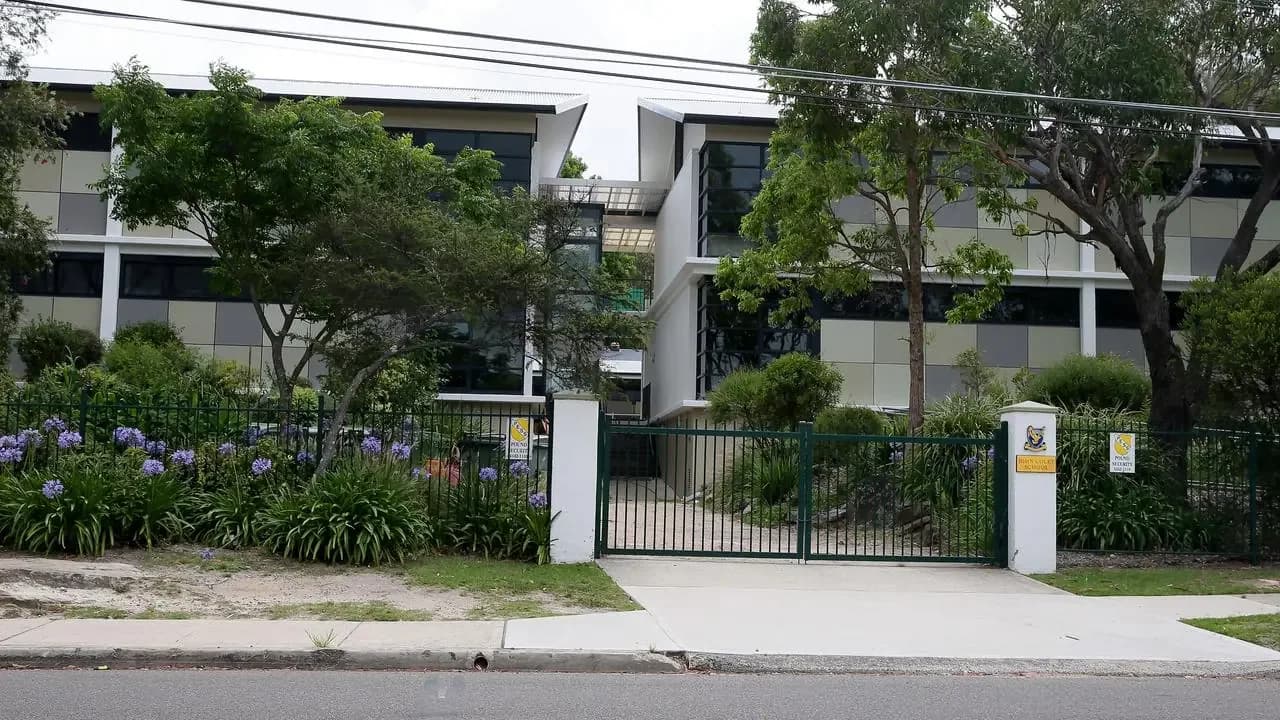 Campus buildings and grounds at John Colet School in Belrose