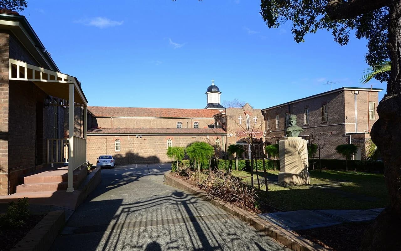 St Maroun's College buildings on Wardell Road, Marrickville