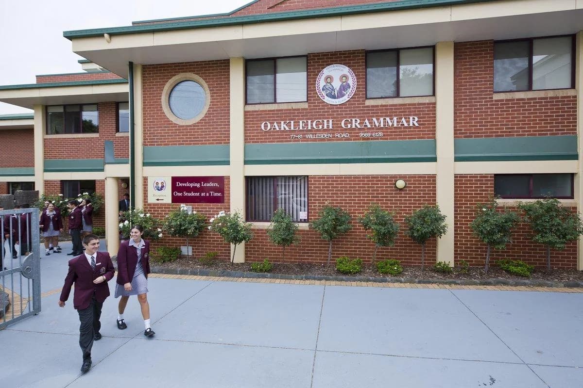 Campus buildings and grounds at Oakleigh Grammar in Oakleigh