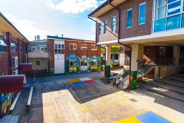 Campus buildings and grounds at Our Lady of Fatima Catholic Primary School in Kingsgrove
