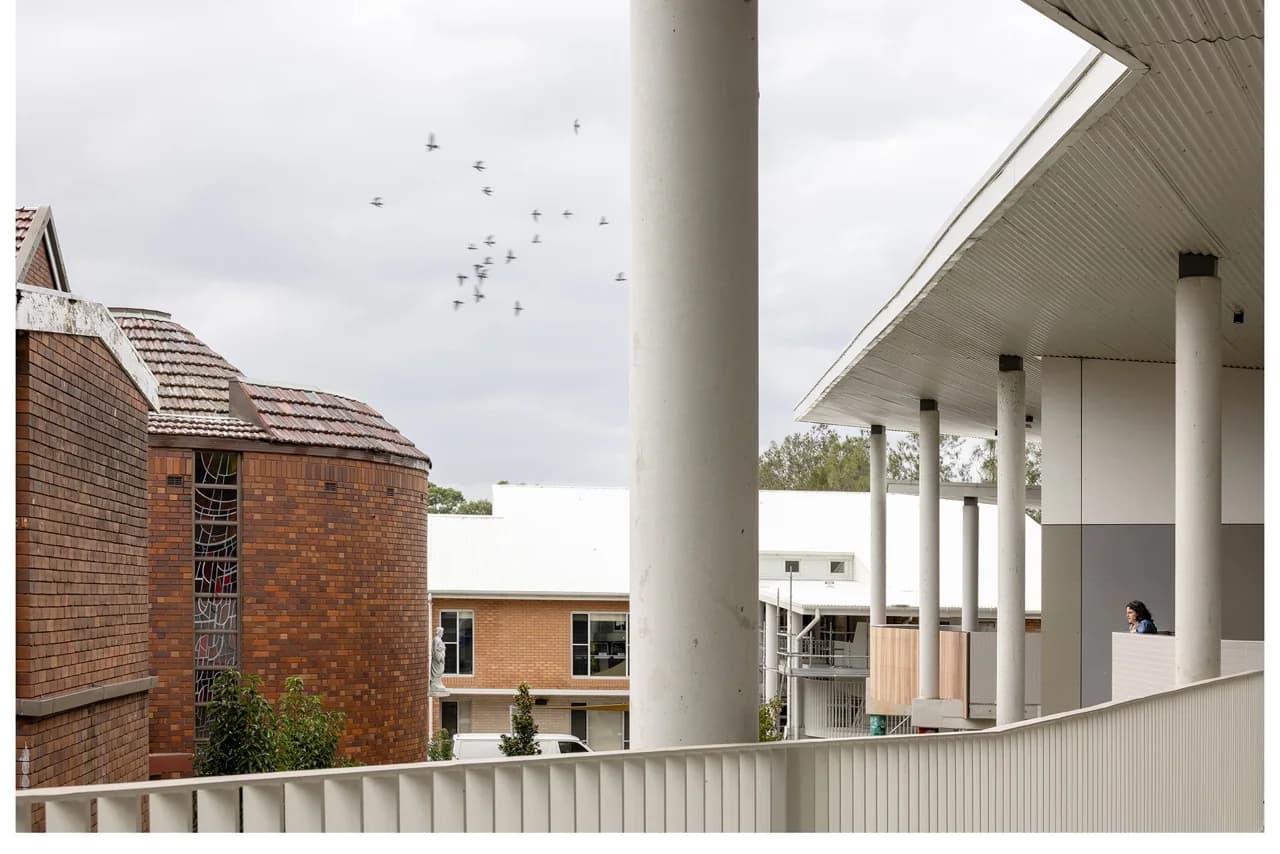 Campus buildings and grounds at St Patrick's Primary School in Guildford