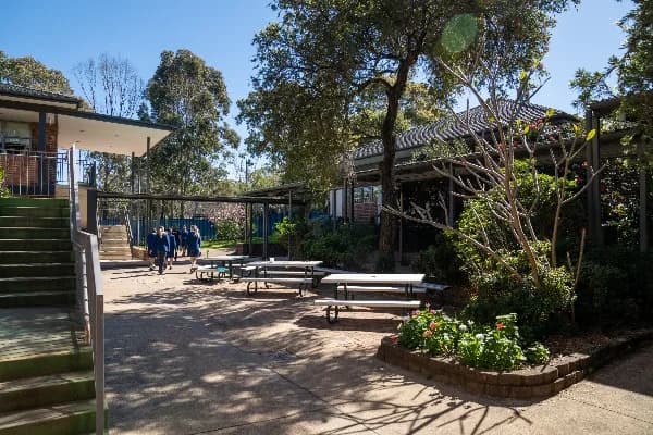 Campus buildings and grounds at Mount St Joseph Milperra in Milperra