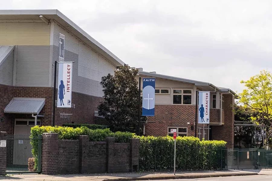 Campus buildings and grounds at Bethany College in Hurstville