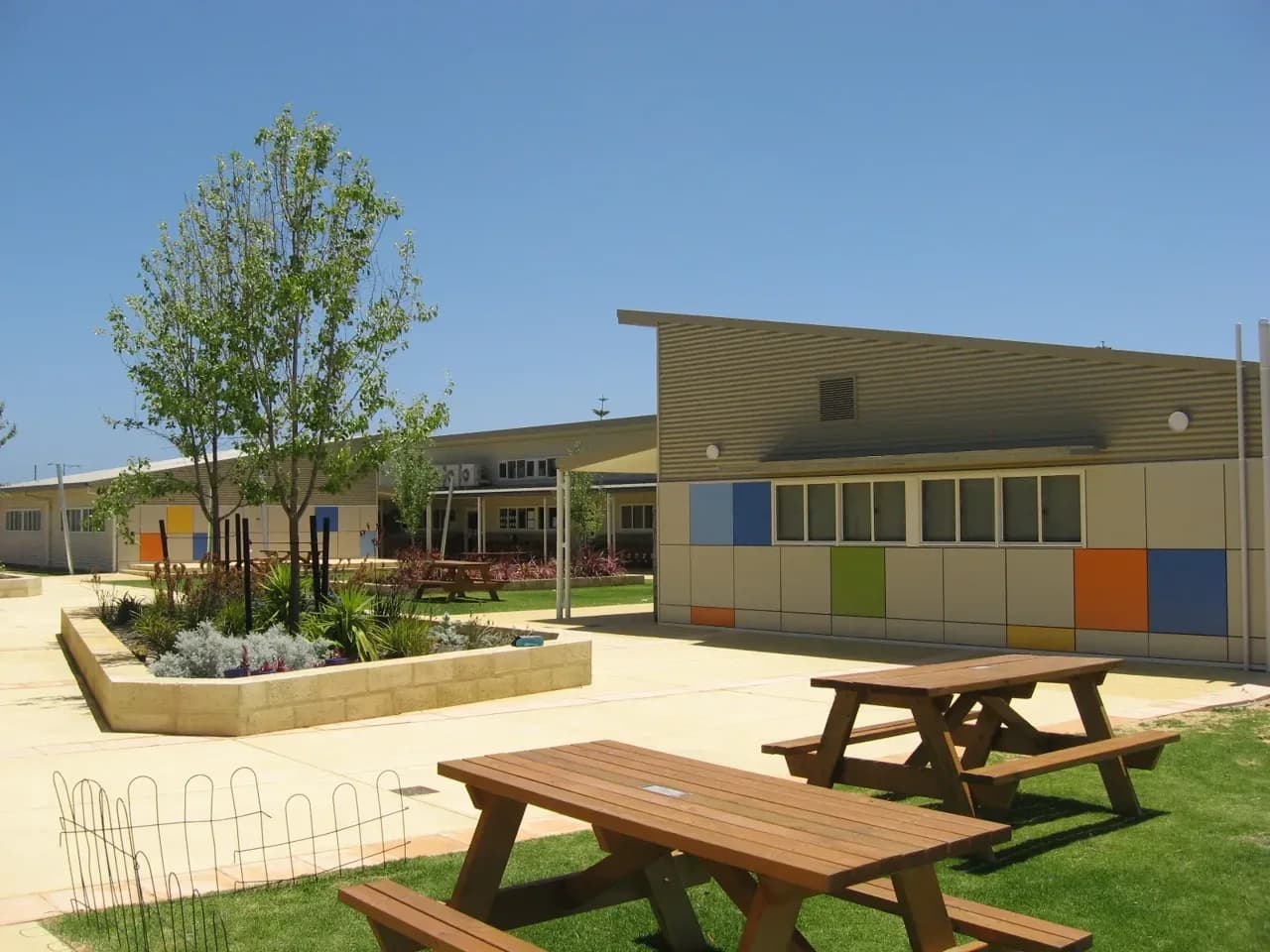 Campus buildings and grounds at St James' Anglican School in Alkimos