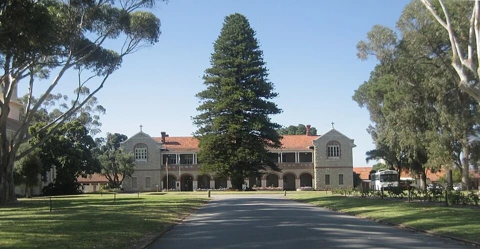 Main building and grounds at Clontarf Aboriginal College in Waterford