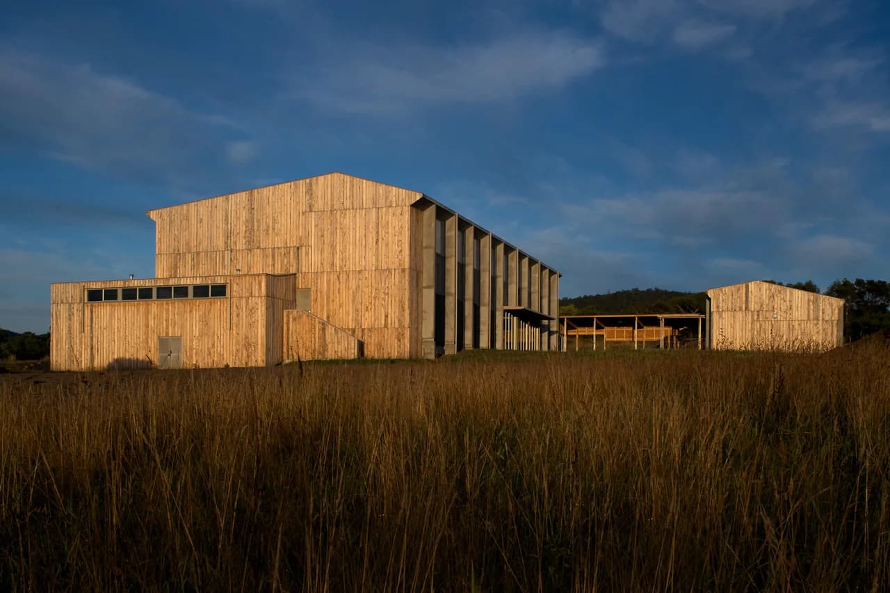 Campus buildings and grounds at Tarremah Steiner School in Huntingfield