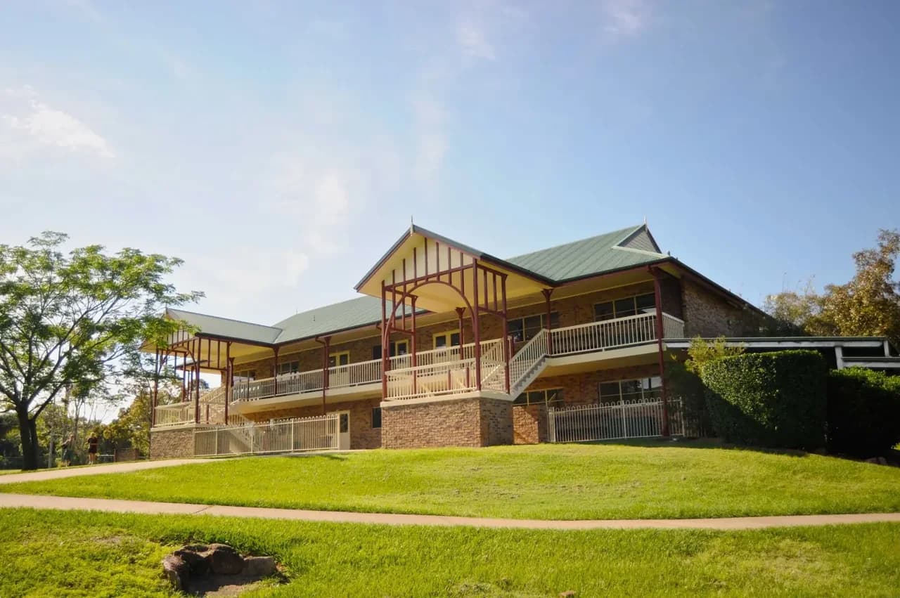 Campus buildings and grounds at Chisholm Catholic College in Cornubia