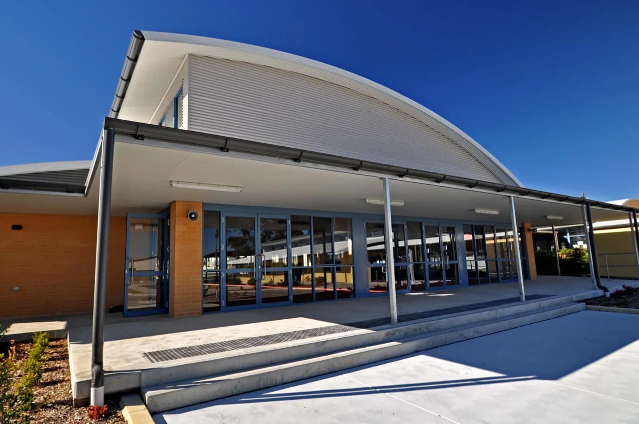 Campus buildings and grounds at St Brendan's Catholic Primary School in Lake Munmorah