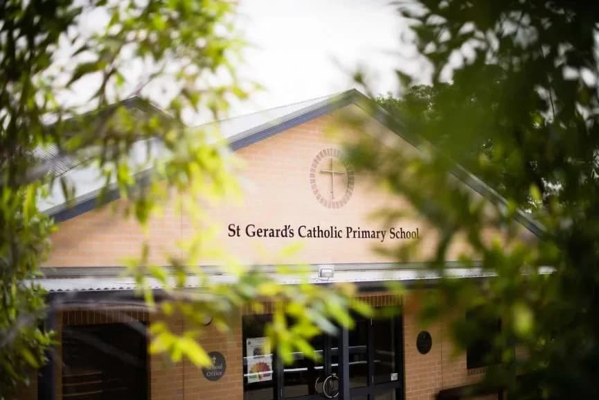 Campus buildings and grounds at St Gerard's Catholic Primary School in Carlingford