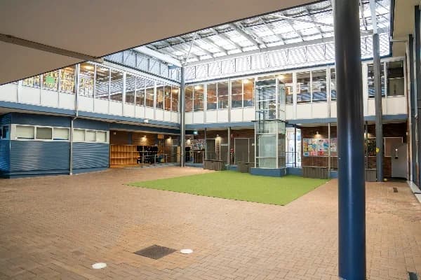 Campus buildings and grounds at St Joseph's Catholic Primary School in Enfield