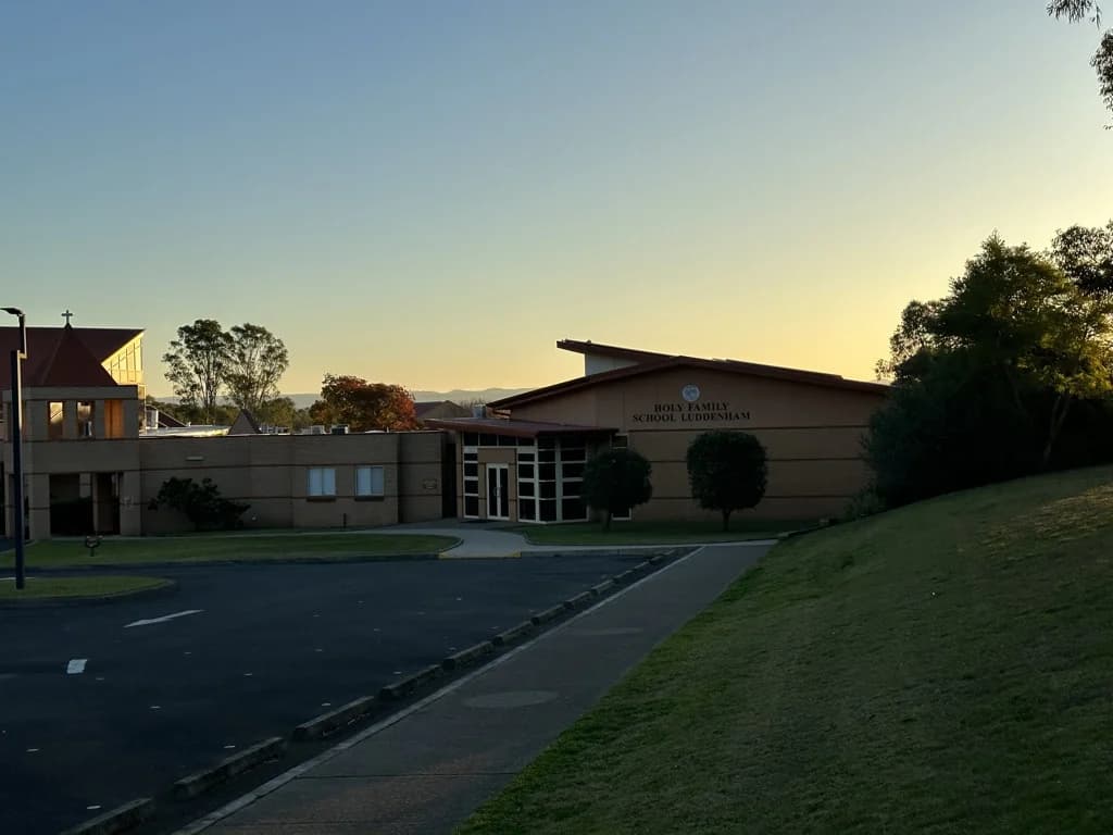 Holy Family Primary School building at Luddenham