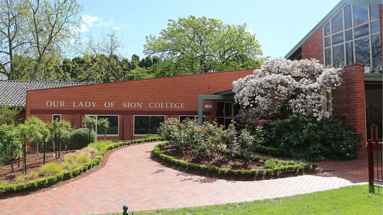 Campus buildings and grounds at Our Lady of Sion College in Box Hill