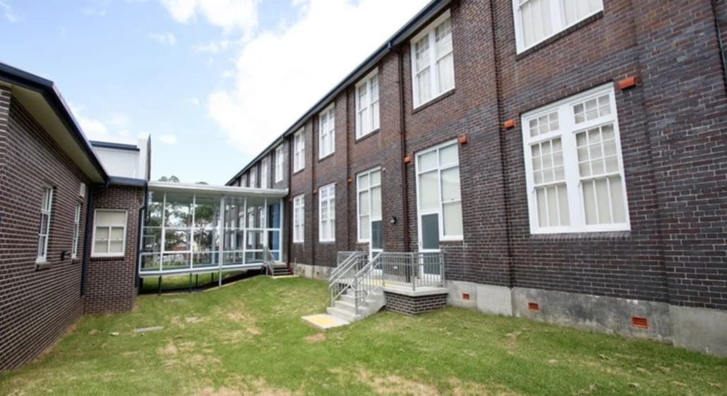 Campus buildings and grounds at Our Lady of Lourdes Catholic Primary School in Earlwood