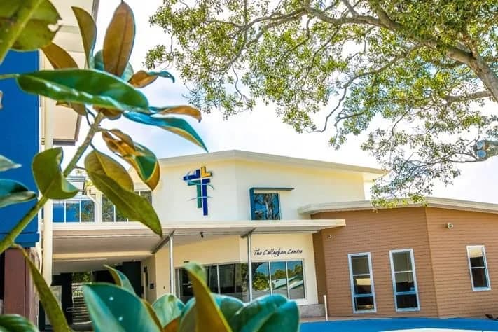Campus buildings and grounds at St Joseph's Primary School in Kangaroo Point