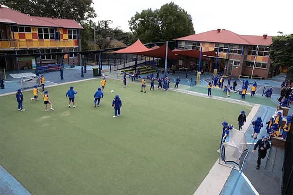 Campus buildings and grounds at St Mary's Catholic Primary School in Concord
