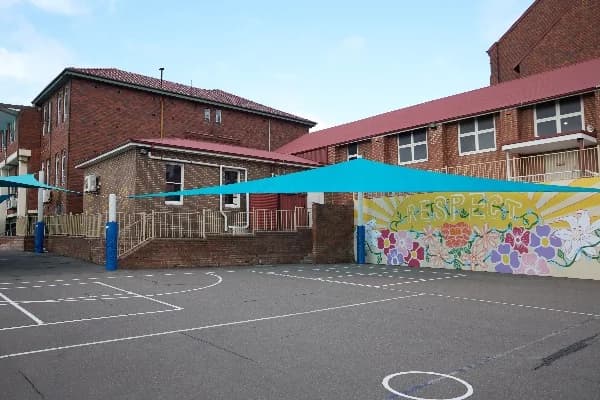 Campus buildings and grounds at St Aidan's Catholic Primary School in Maroubra Junction