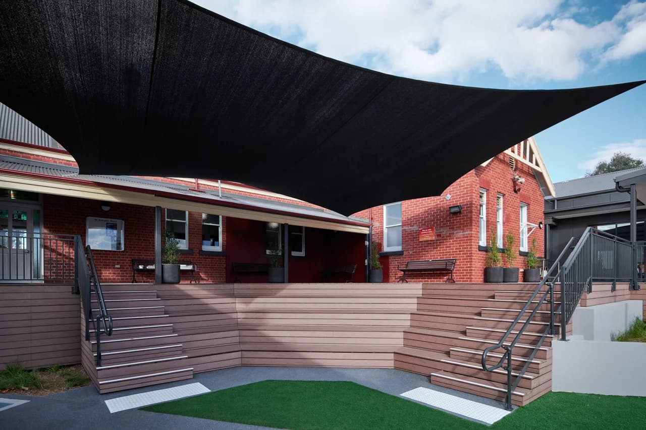 Campus buildings and grounds at St Joseph's School in Quarry Hill