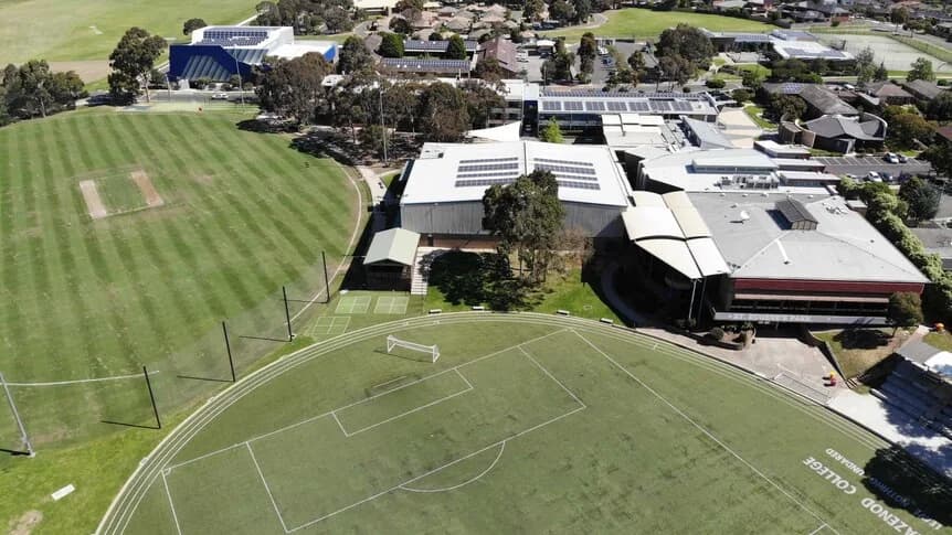 Campus buildings and grounds at Mazenod College in Mulgrave