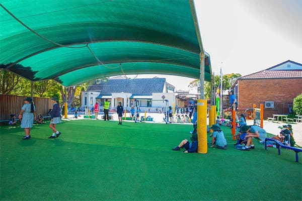Campus buildings and grounds at St Patrick's Catholic Primary School in Summer Hill