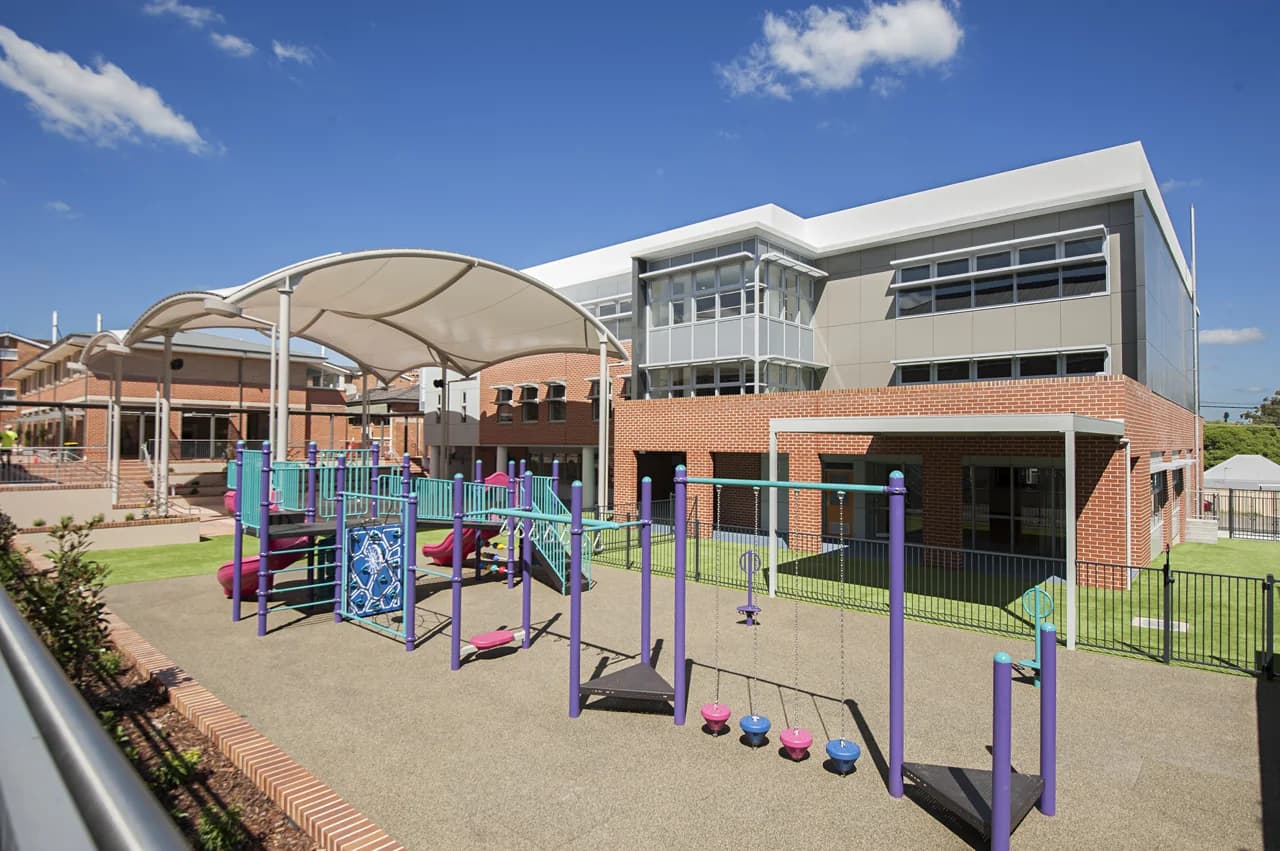 Campus buildings and grounds at Danebank - An Anglican School for Girls in Hurstville