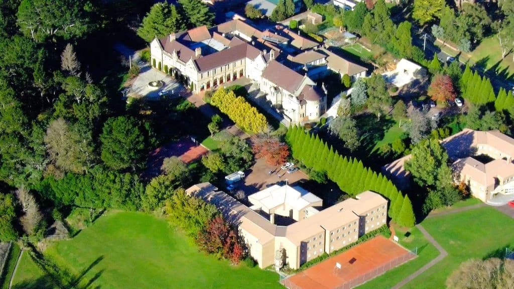 Campus buildings and grounds at St Paul's International College in Moss Vale